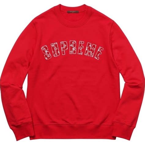 supreme lv crewneck replica